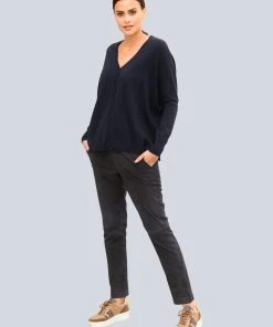 Alba Moda Lederhose In Marineblau -Stockerpoint Verkaufsgeschäft alba moda lederhose in marineblau 3 scaled