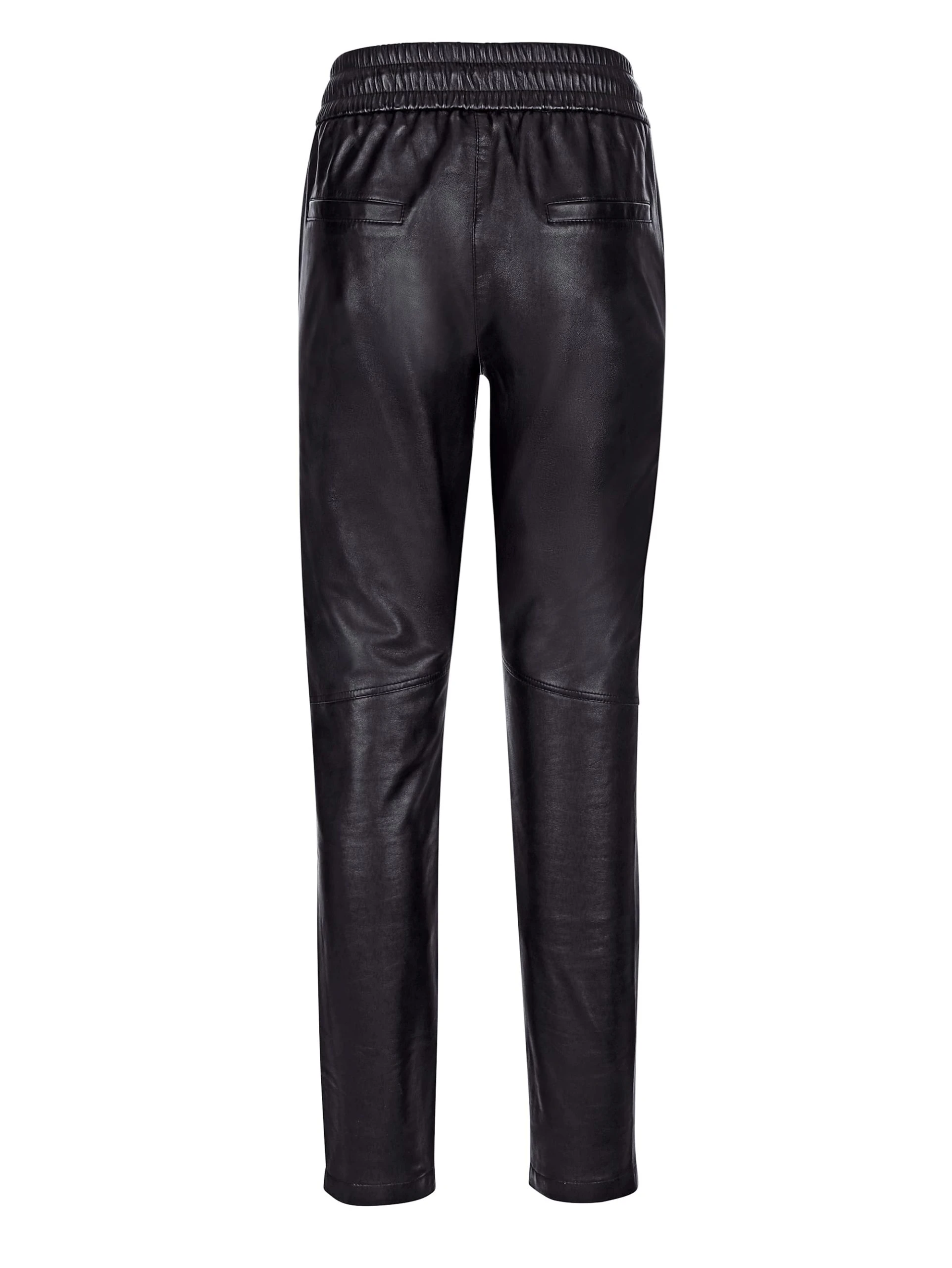Alba Moda Lederhose In Schwarz 4 Alba Moda Lederhose In Schwarz – Bild 2