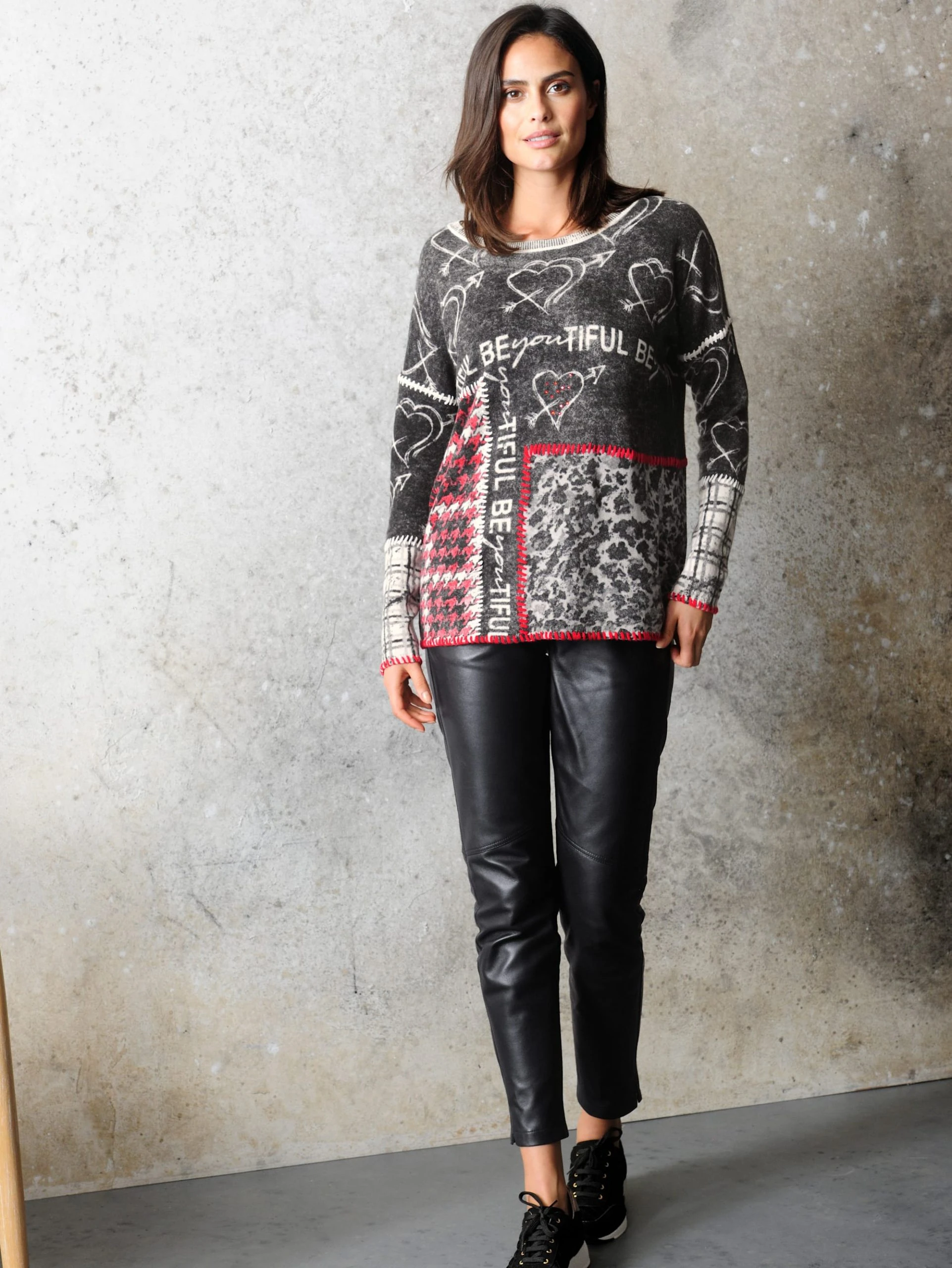 Alba Moda Lederhose In Schwarz 7 Alba Moda Lederhose In Schwarz – Bild 5