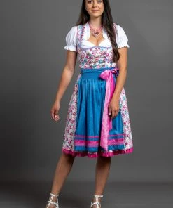 Allgäu Rebell Dirndl " Bianca " In Türkis -Stockerpoint Verkaufsgeschäft allgau rebell dirndl bianca in turkis 2 scaled