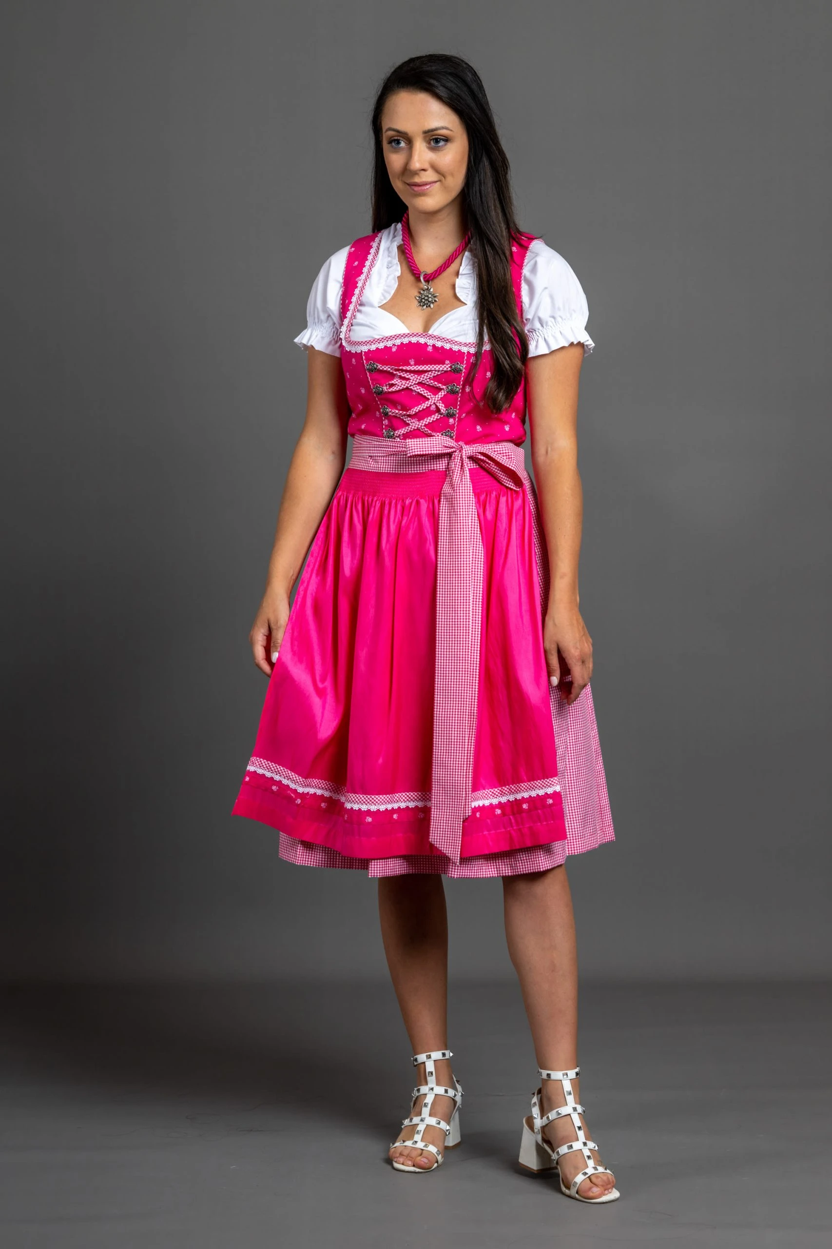 Allgäu Rebell Dirndl " Schwabing " In Pink 10 Allgäu Rebell Dirndl " Schwabing " In Pink – Bild 8