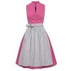 Almsach Midi Dirndl Annelie In Pink