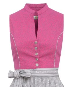 Almsach Midi Dirndl Annelie In Pink -Stockerpoint Verkaufsgeschäft almsach midi dirndl annelie in pink 2