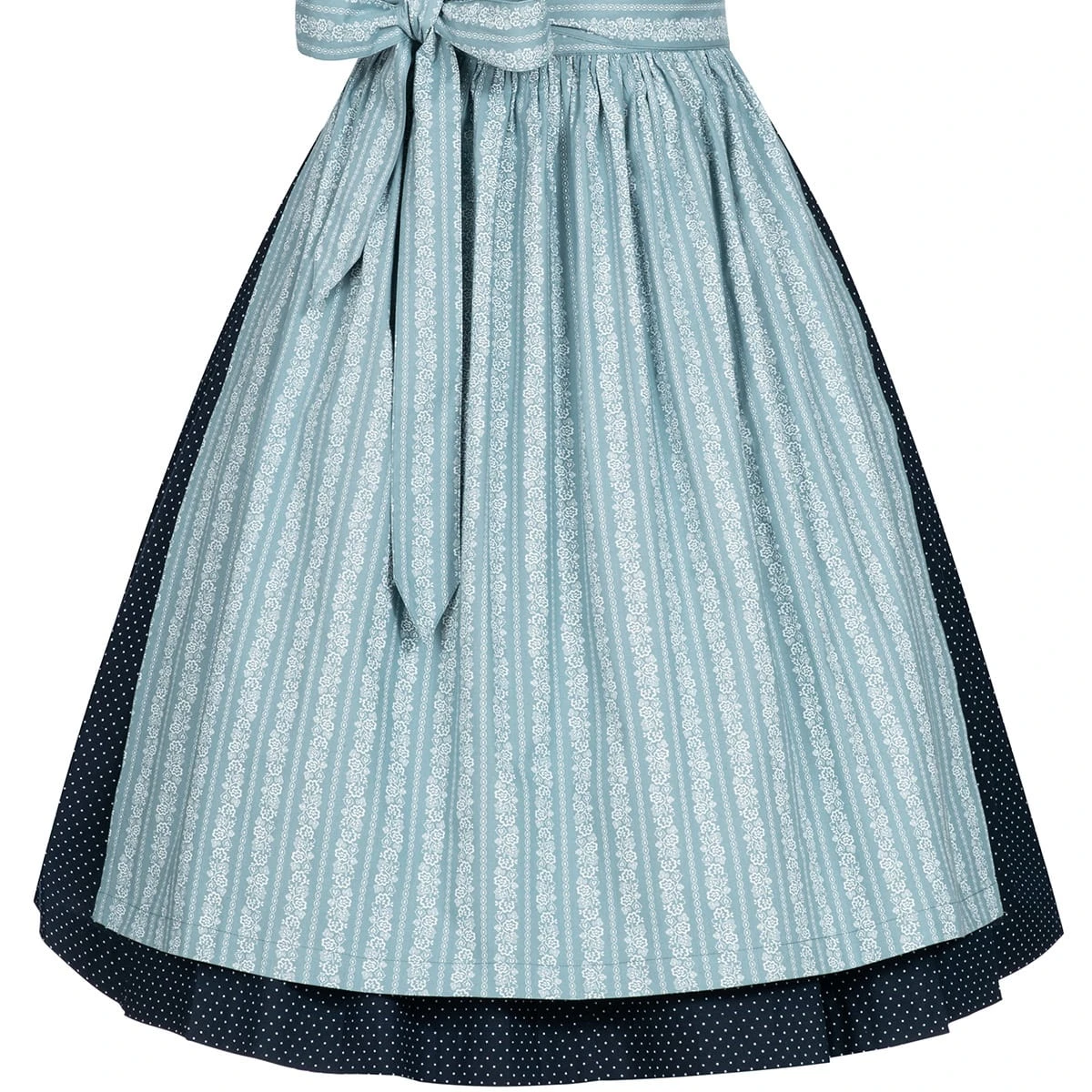 Almsach Midi Dirndl Elke In Dunkelblau 5 Almsach Midi Dirndl Elke In Dunkelblau – Bild 4