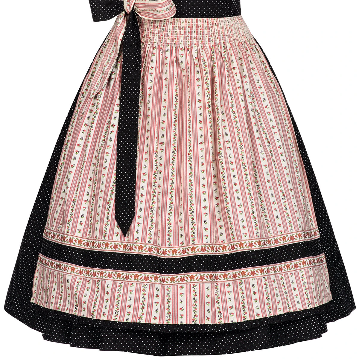 Almsach Midi Dirndl Gitti In Schwarz 6 Almsach Midi Dirndl Gitti In Schwarz – Bild 4
