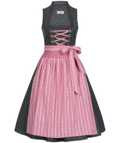 Almsach Midi Dirndl In Anthrazit