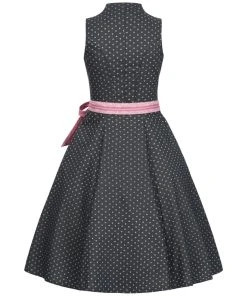 Almsach Midi Dirndl In Anthrazit -Stockerpoint Verkaufsgeschäft almsach midi dirndl in anthrazit 4