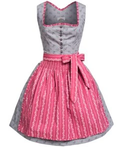 Almsach Midi Dirndl In Grau