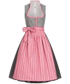 Almsach Midi Dirndl Julia In Grau