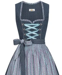 Almsach Midi Dirndl Lotti In Dunkelblau -Stockerpoint Verkaufsgeschäft almsach midi dirndl lotti in dunkelblau 2