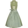 Almsach Midi Dirndl Mona In Grün / Grün / Blau -Stockerpoint Verkaufsgeschäft almsach midi dirndl mona in grun grun blau