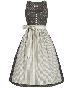 Almsach Midi Dirndl Patricia In Grau