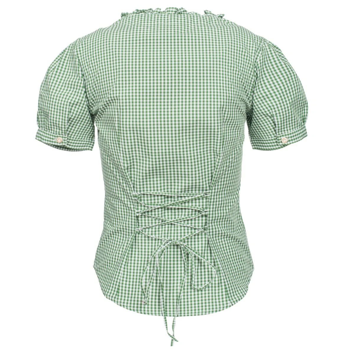 Almsach Trachtenbluse In Grün 4 Almsach Trachtenbluse In Grün – Bild 2