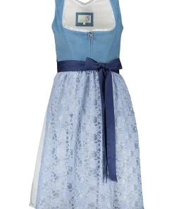 Alpenfee Dirndl "Feli" In Blau/ Hellblau