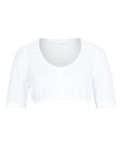 Alpenfee Dirndlbluse "Ava" In Weiß