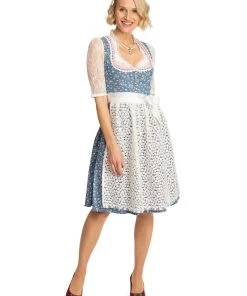 Alpenfee Midi Dirndl 2tlg. 60 Cm UTA Blau -Stockerpoint Verkaufsgeschäft alpenfee midi dirndl 2tlg 60 cm uta blau 8