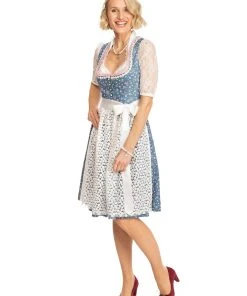 Alpenfee Midi Dirndl 2tlg. 60 Cm UTA Blau -Stockerpoint Verkaufsgeschäft alpenfee midi dirndl 2tlg 60 cm uta blau 9