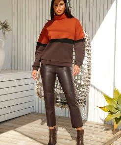 Amy Vermont Lederhose In Dunkelbraun -Stockerpoint Verkaufsgeschäft amy vermont lederhose in dunkelbraun 4 scaled