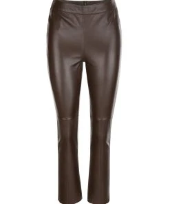 Amy Vermont Lederhose In Dunkelbraun