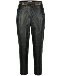 Amy Vermont Lederhose In Schwarz