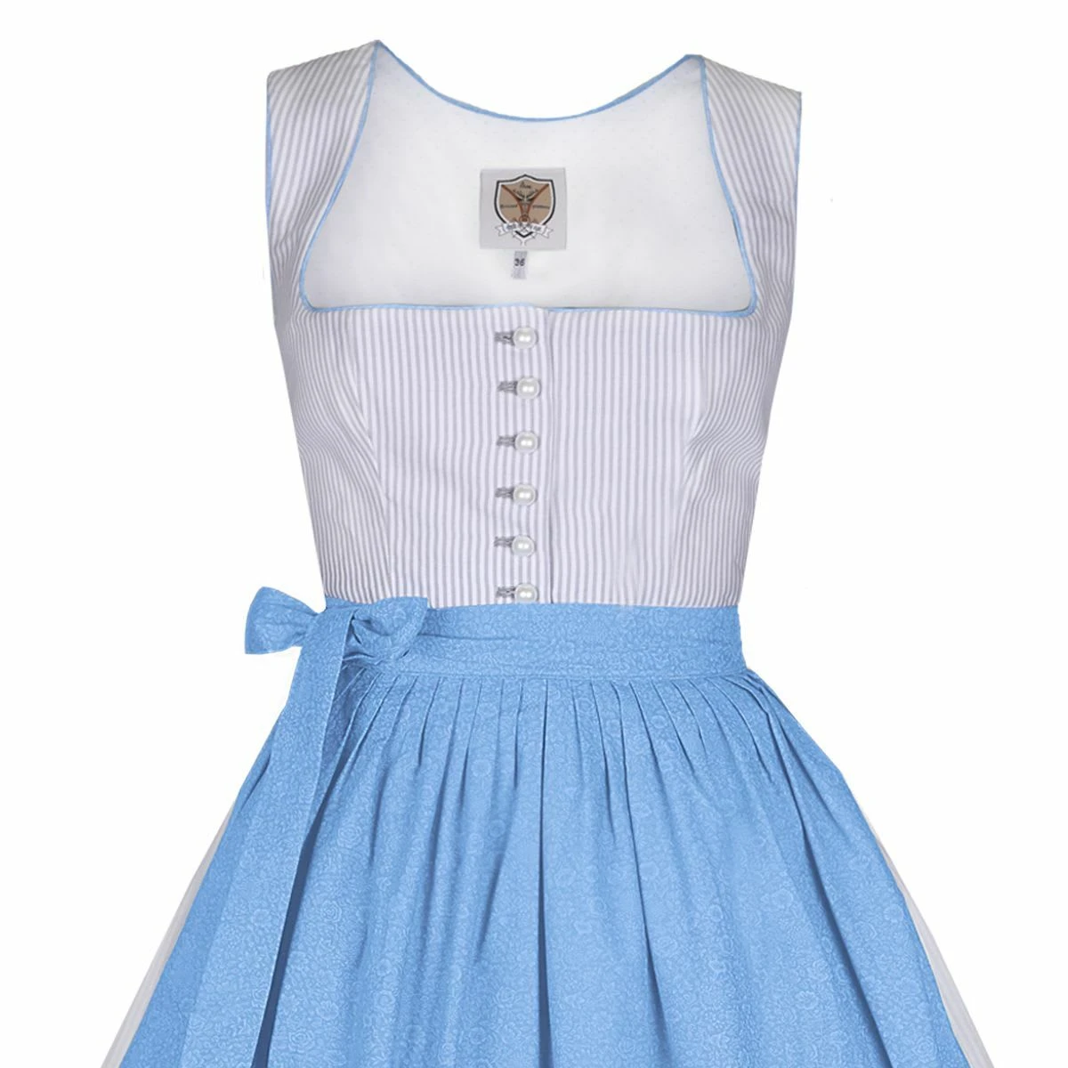 Apple Of My Eye Midi Dirndl In Grau 5 Apple Of My Eye Midi Dirndl In Grau – Bild 3