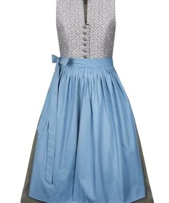 Apple Of My Eye Midi Dirndl In Grau