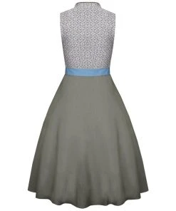 Apple Of My Eye Midi Dirndl In Grau -Stockerpoint Verkaufsgeschäft apple of my eye midi dirndl in grau 5