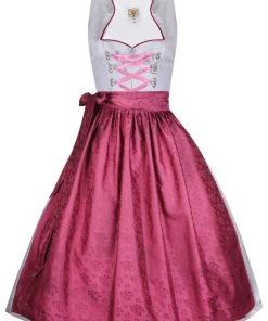 Apple Of My Eye Midi Dirndl In Grau