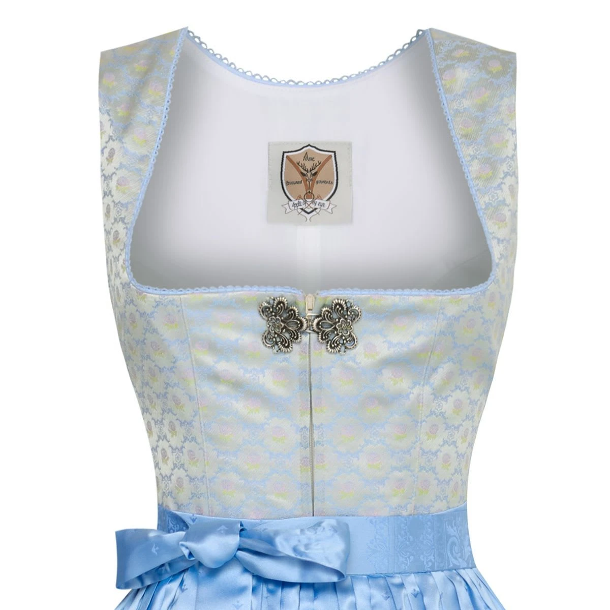 Apple Of My Eye Midi Dirndl In Hellblau 4 Apple Of My Eye Midi Dirndl In Hellblau – Bild 2