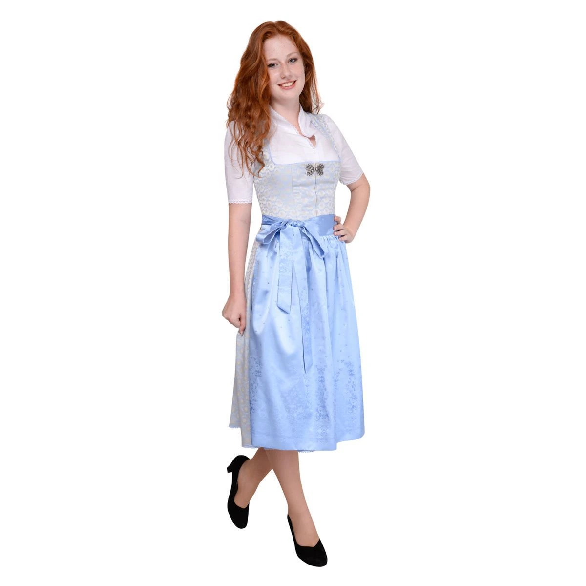 Apple Of My Eye Midi Dirndl In Hellblau 8 Apple Of My Eye Midi Dirndl In Hellblau – Bild 6