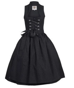 Apple Of My Eye Midi Dirndl In Schwarz