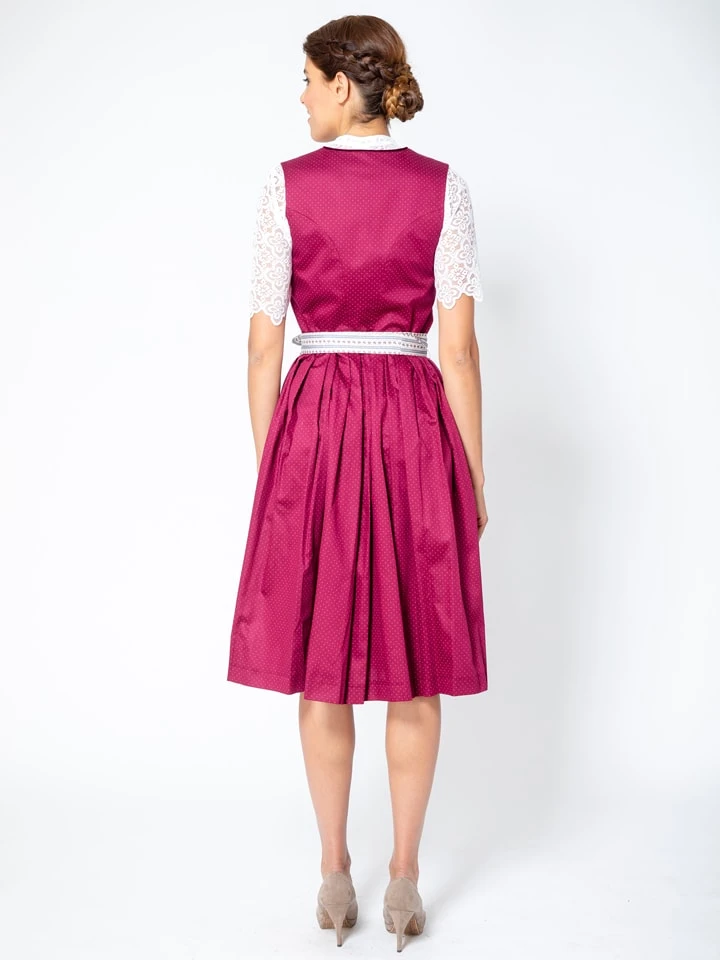 BERWIN & WOLFF Dirndl In Beere/ Lila 4 BERWIN & WOLFF Dirndl In Beere/ Lila – Bild 2