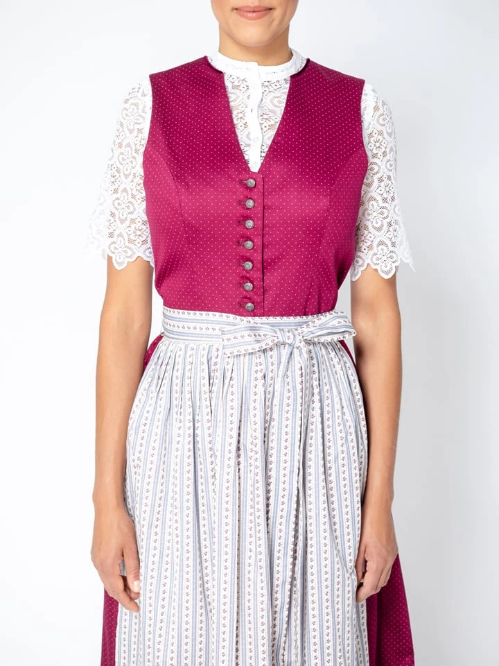 BERWIN & WOLFF Dirndl In Beere/ Lila 5 BERWIN & WOLFF Dirndl In Beere/ Lila – Bild 3
