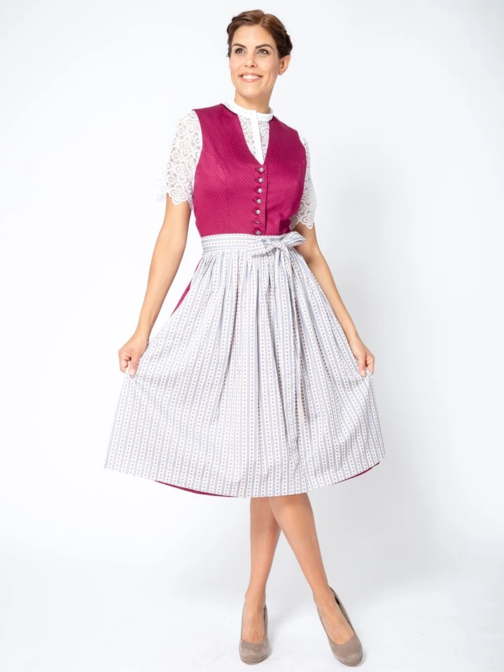 BERWIN & WOLFF Dirndl In Beere/ Lila 6 BERWIN & WOLFF Dirndl In Beere/ Lila – Bild 4