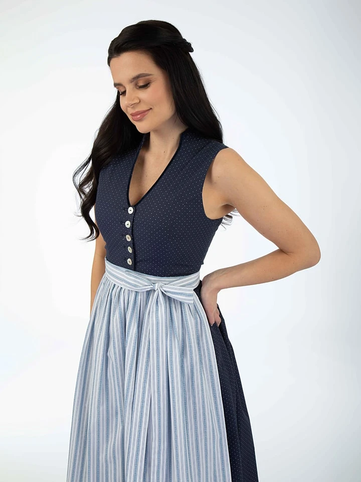 BERWIN & WOLFF Dirndl In Dunkelblau 5 BERWIN & WOLFF Dirndl In Dunkelblau – Bild 3