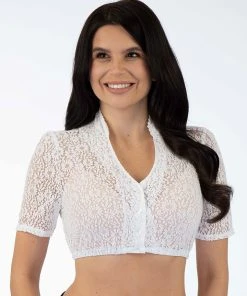 BERWIN & WOLFF Dirndlbluse In Weiß