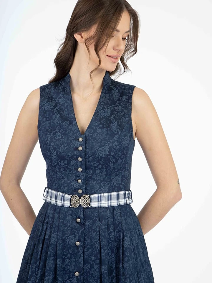 BERWIN & WOLFF Trachtenkleid In Dunkelblau 5 BERWIN & WOLFF Trachtenkleid In Dunkelblau – Bild 3