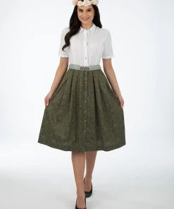 BERWIN & WOLFF Trachtenkleid In Oliv