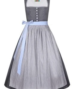Berwin Und Wolff Midi Dirndl In Anthrazit