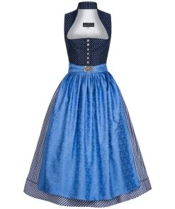 Berwin Und Wolff Midi Dirndl In Blau