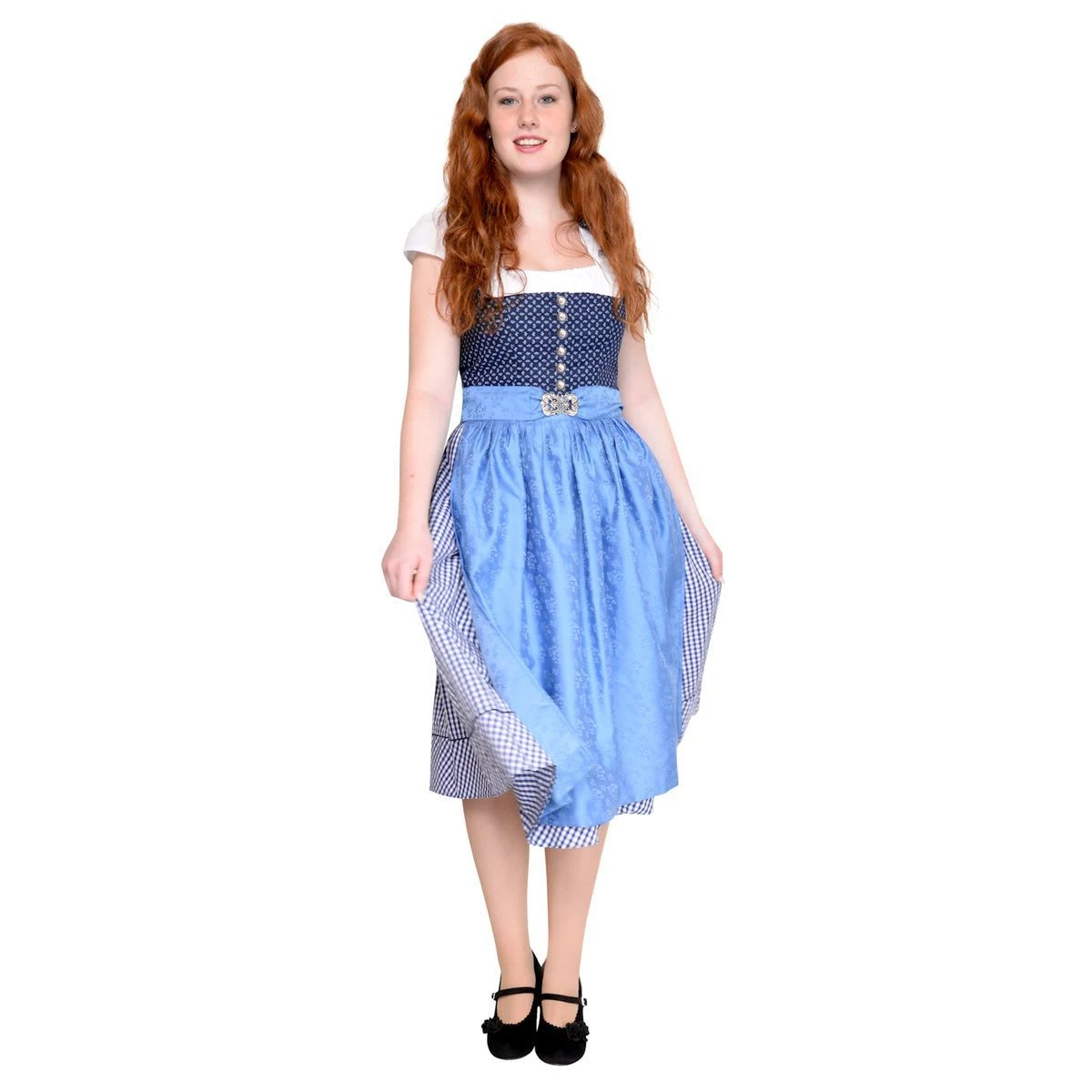 Berwin Und Wolff Midi Dirndl In Blau 8 Berwin Und Wolff Midi Dirndl In Blau – Bild 6
