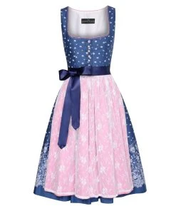 Berwin Und Wolff Midi Dirndl In Blau