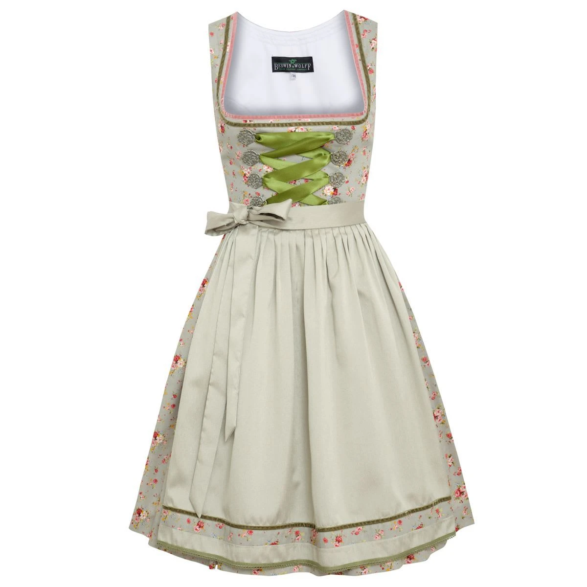 Berwin Und Wolff Midi Dirndl In Grau 3 Berwin Und Wolff Midi Dirndl In Grau