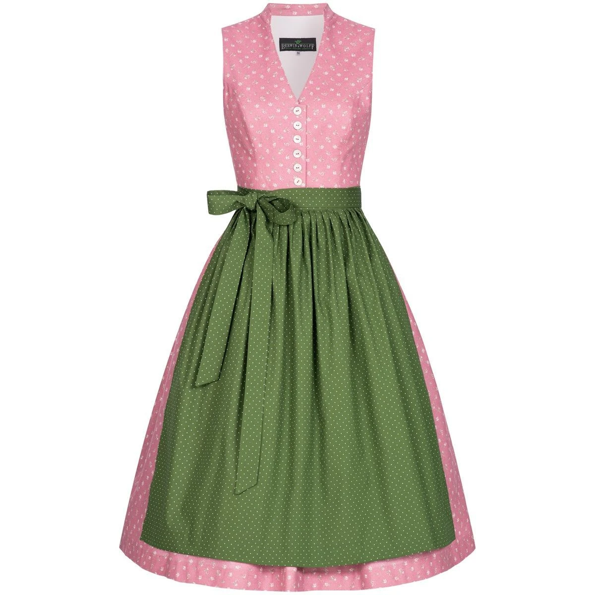 Berwin Und Wolff Midi Dirndl In Rosa 4 Berwin Und Wolff Midi Dirndl In Rosa – Bild 2