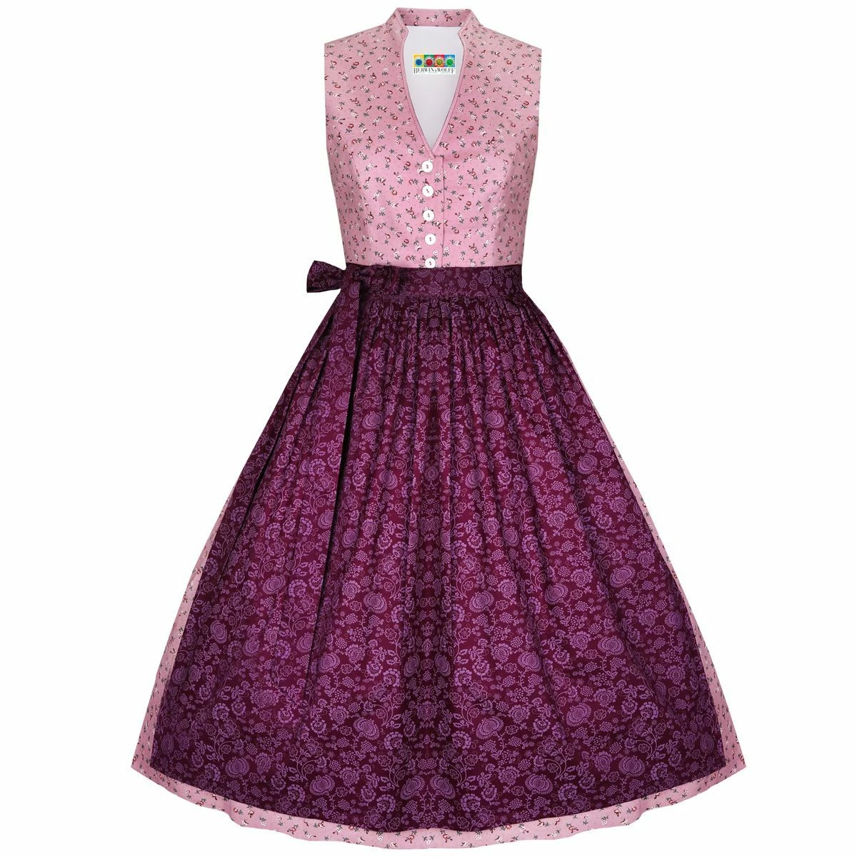 Berwin Und Wolff Midi Dirndl In Rosa 3 Berwin Und Wolff Midi Dirndl In Rosa