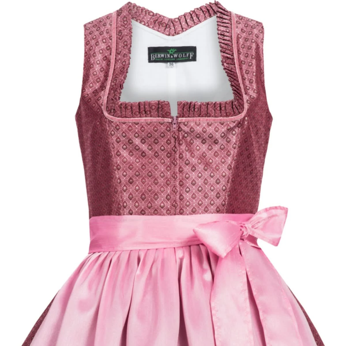 Berwin Und Wolff Midi Dirndl In Weinrot 5 Berwin Und Wolff Midi Dirndl In Weinrot – Bild 3
