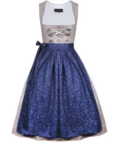 Berwin Und Wolff Midi Dirndl Mona In Beige