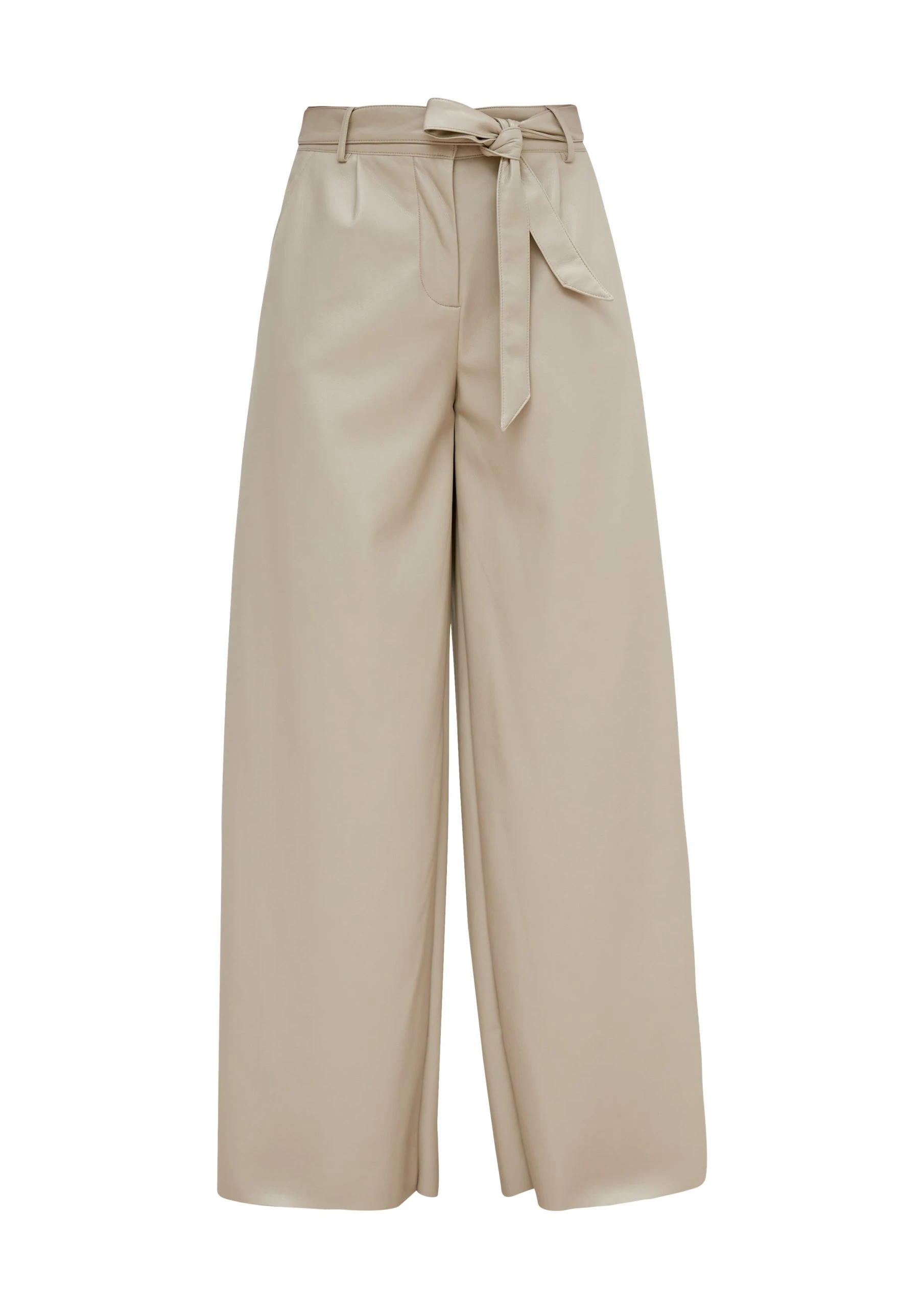 Comma Kunstleder-Hose Beige 3 Comma Kunstleder-Hose Beige