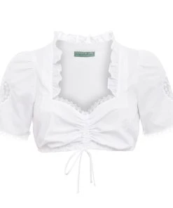 Country Line Dirndlbluse In Weiß