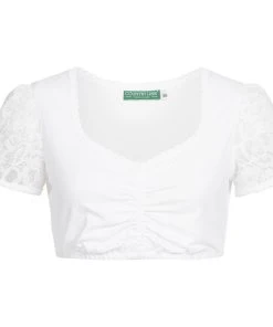 Country Line Dirndlbluse In Weiß